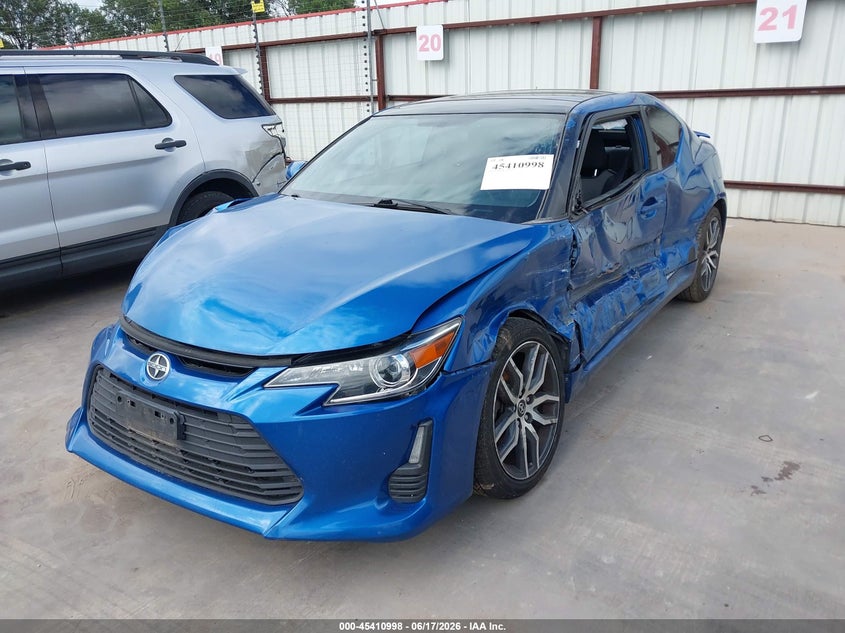 2015 Scion Tc VIN JTKJF5C71F3093801 IAAI salvage auction — SIDE, Salvage Title, sold $650 on 2026-08-23 (photo 2)