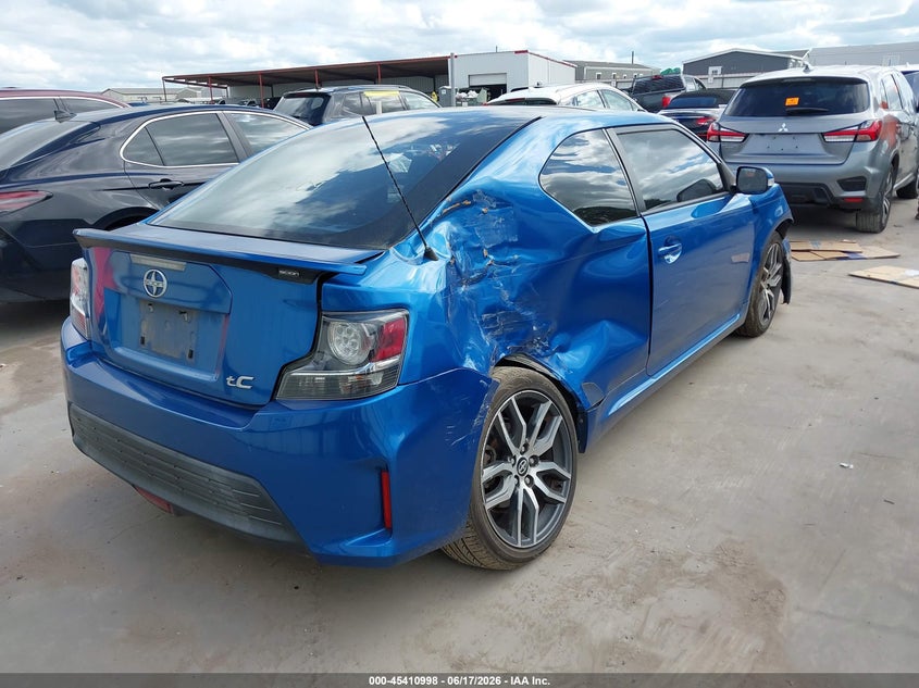 2015 Scion Tc VIN JTKJF5C71F3093801 IAAI salvage auction — SIDE, Salvage Title, sold $650 on 2026-08-23 (photo 4)