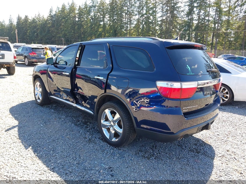 2012 Dodge Durango VIN 1C4SDJETXCC277876 IAAI salvage auction — SIDE, Salvage Title, sold $1,450 on 2026-07-22 (photo 3)
