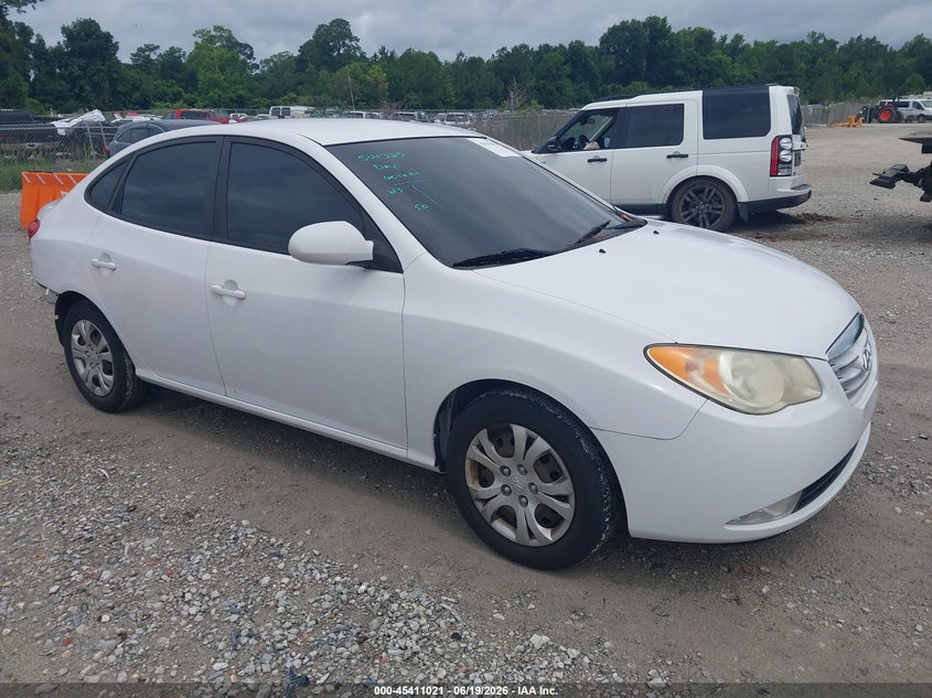 2010 Hyundai Elantra VIN KMHDU4AD9AU129472 IAAI salvage auction — LEFT FRONT, Salvage (North Carolina), sold $750 on 2026-07-07 (photo 1)