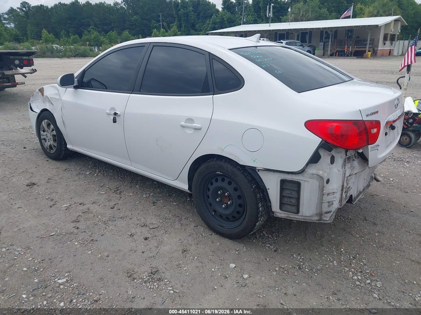 2010 Hyundai Elantra VIN KMHDU4AD9AU129472 IAAI salvage auction — LEFT FRONT, Salvage (North Carolina), sold $750 on 2026-07-07 (photo 3)