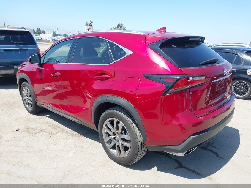 2016 Lexus Nx VIN JTJYARBZ5G2031059 IAAI salvage auction — FRONT END, Salvage (California), sold $7,100 on 2026-07-17 (photo 3)