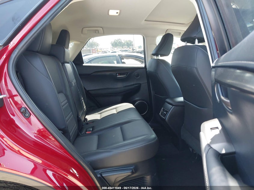 2016 Lexus Nx VIN JTJYARBZ5G2031059 IAAI salvage auction — FRONT END, Salvage (California), sold $7,100 on 2026-07-17 (photo 8)
