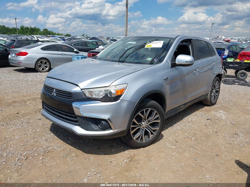 2017 Mitsubishi VIN JA4AR3AU9HZ051463 IAAI salvage auction — REAR END, Salvage Title, sold $1,400 on 2026-07-10 (photo 2)