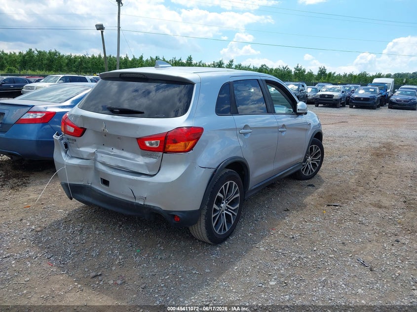 2017 Mitsubishi VIN JA4AR3AU9HZ051463 IAAI salvage auction — REAR END, Salvage Title, sold $1,400 on 2026-07-10 (photo 4)