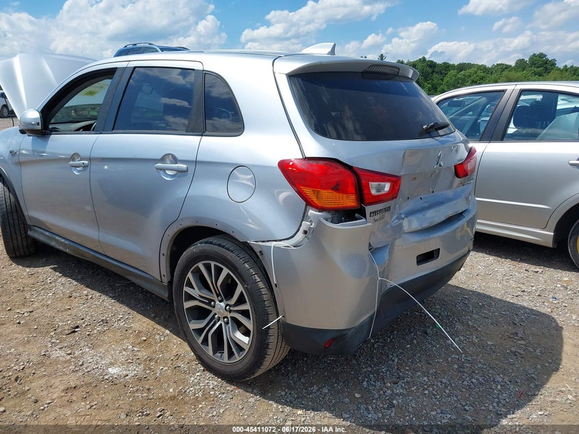 2017 Mitsubishi VIN JA4AR3AU9HZ051463 IAAI salvage auction — REAR END, Salvage Title, sold $1,400 on 2026-07-10 (photo 6)