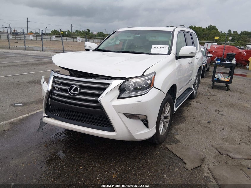 2016 Lexus Gx VIN JTJBM7FX6G5140493 IAAI salvage auction — FRONT END, Salvage (Louisiana), sold $9,500 on 2026-07-31 (photo 2)