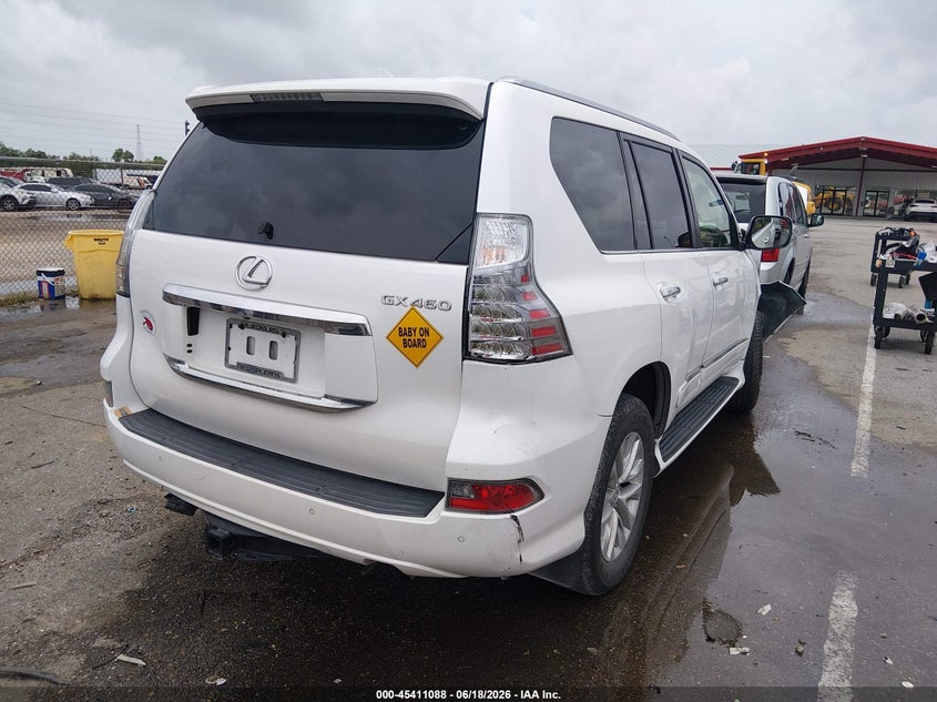 2016 Lexus Gx VIN JTJBM7FX6G5140493 IAAI salvage auction — FRONT END, Salvage (Louisiana), sold $9,500 on 2026-07-31 (photo 4)