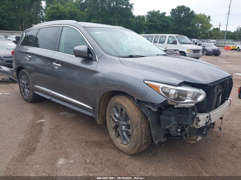 2015 Infiniti Qx60 VIN 5N1AL0MM4FC557781 IAAI salvage auction — NORMAL WEAR, Original (Texas), sold $100 on 2026-07-09 (photo 1)