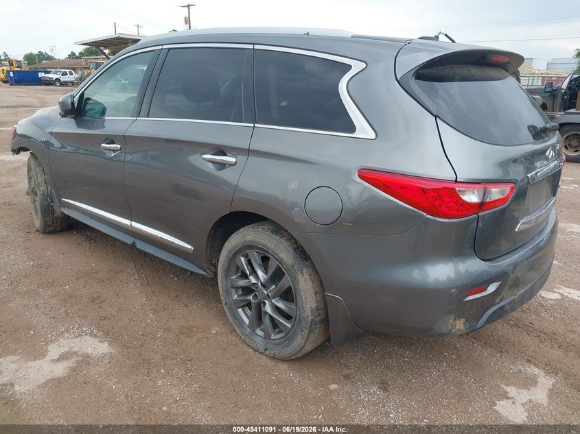 2015 Infiniti Qx60 VIN 5N1AL0MM4FC557781 IAAI salvage auction — NORMAL WEAR, Original (Texas), sold $100 on 2026-07-09 (photo 3)