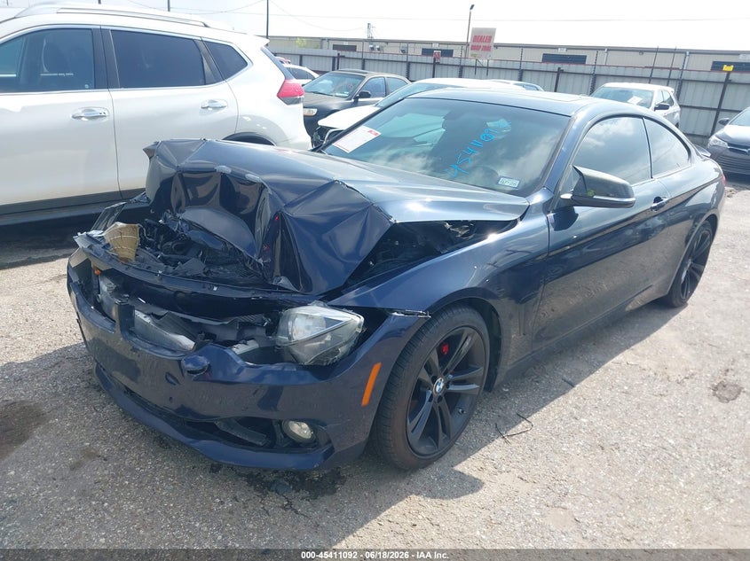 2016 BMW 4 series VIN WBA3N7C52GK226566 IAAI salvage auction — NORMAL WEAR, Original (Texas), sold $875 on 2026-07-08 (photo 2)