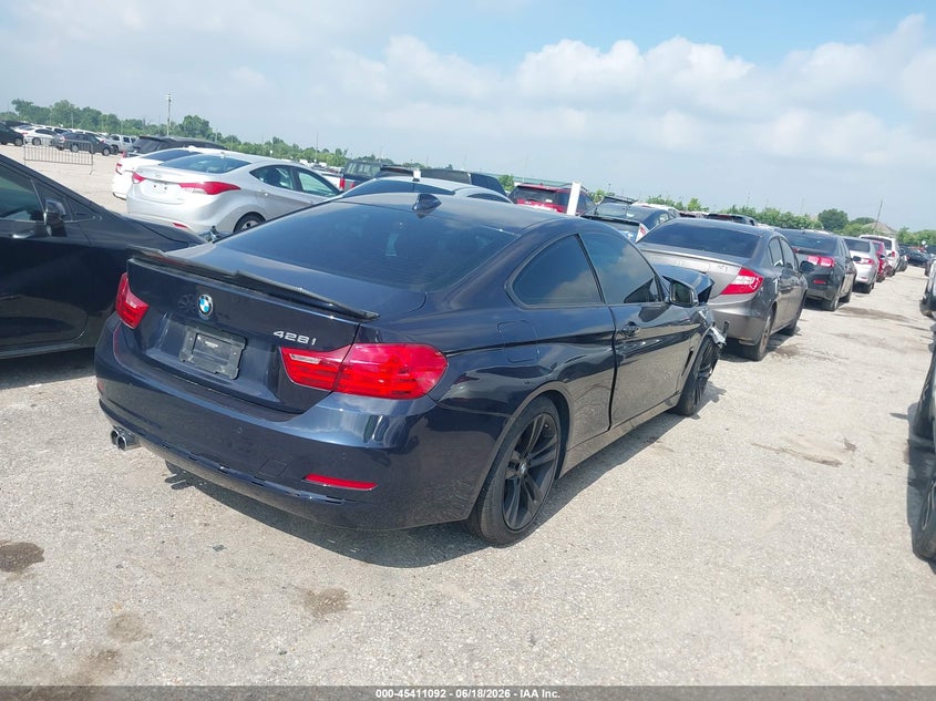 2016 BMW 4 series VIN WBA3N7C52GK226566 IAAI salvage auction — NORMAL WEAR, Original (Texas), sold $875 on 2026-07-08 (photo 4)