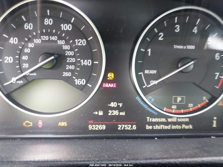 2016 BMW 4 series VIN WBA3N7C52GK226566 IAAI salvage auction — NORMAL WEAR, Original (Texas), sold $875 on 2026-07-08 (photo 7)