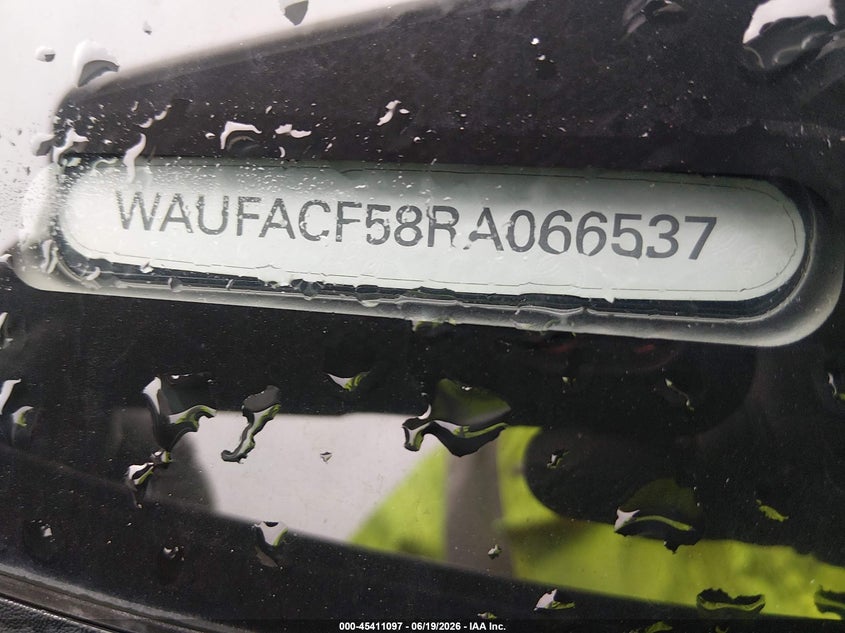 2024 Audi A5 VIN WAUFACF58RA066537 IAAI salvage auction — NORMAL WEAR, Enterprise Vehicles Clear Only (Georgia), sold $21,975 on 2026-07-20 (photo 9)