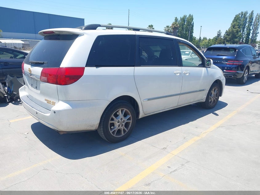 2004 Toyota Sienna VIN 5TDBA22C34S010288 IAAI salvage auction — LEFT SIDE, Salvage (California), sold $675 on 2026-07-06 (photo 4)