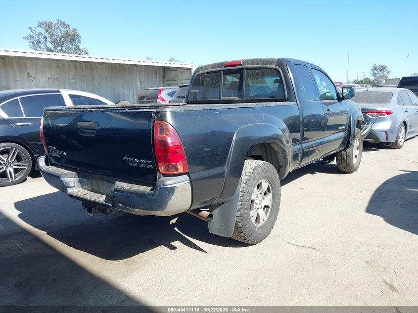 2006 Toyota Tacoma VIN 5TETU62N96Z252447 IAAI salvage auction — FRONT END, Salvage (California), sold $2,975 on 2026-07-29 (photo 4)