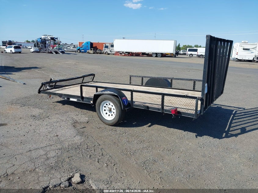 2019 Carry-on trailer 14' utility VIN 4YMBU1417KN007360 IAAI salvage auction — FRONT END, Salvage (California), sold $375 on 2026-07-15 (photo 3)
