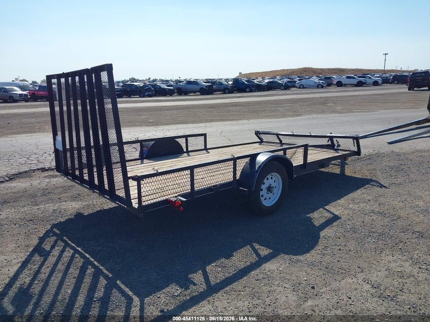 2019 Carry-on trailer 14' utility VIN 4YMBU1417KN007360 IAAI salvage auction — FRONT END, Salvage (California), sold $375 on 2026-07-15 (photo 4)