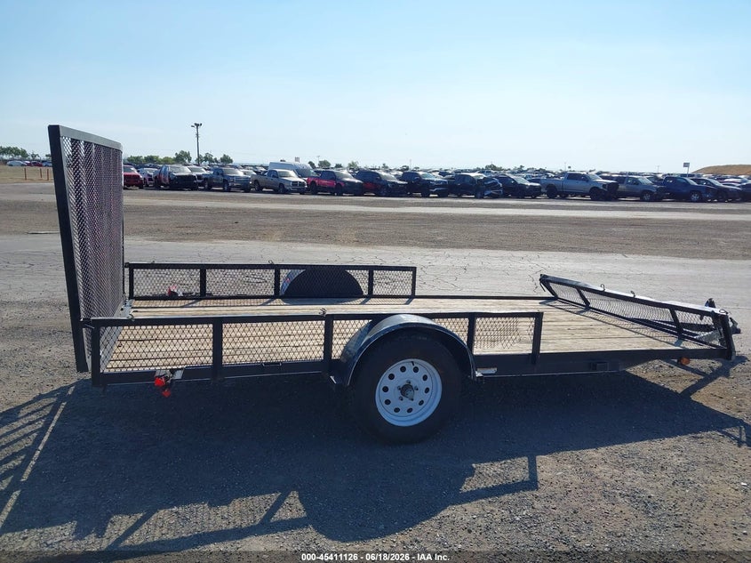 2019 Carry-on trailer 14' utility VIN 4YMBU1417KN007360 IAAI salvage auction — FRONT END, Salvage (California), sold $375 on 2026-07-15 (photo 5)