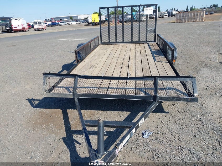 2019 Carry-on trailer 14' utility VIN 4YMBU1417KN007360 IAAI salvage auction — FRONT END, Salvage (California), sold $375 on 2026-07-15 (photo 7)
