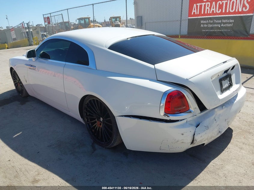 2014 Rolls-royce Wraith VIN SCA665C56EUX84477 IAAI salvage auction — REAR END, Salvage (California), sold $21,100 on 2026-08-19 (photo 3)