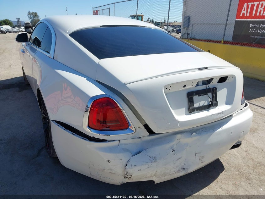 2014 Rolls-royce Wraith VIN SCA665C56EUX84477 IAAI salvage auction — REAR END, Salvage (California), sold $21,100 on 2026-08-19 (photo 6)