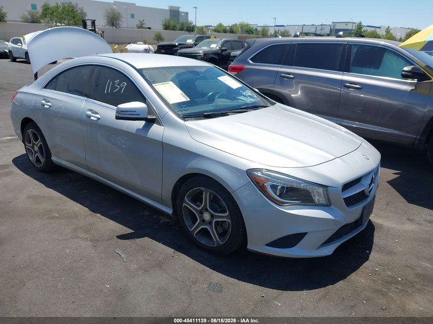 2014 Mercedes-benz Cla-klasse VIN WDDSJ4EB0EN152559 IAAI salvage auction — REAR END, Salvage Title, sold $2,700 on 2026-07-08 (photo 1)