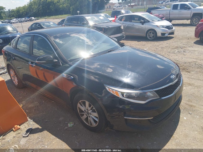 2016 Kia Optima VIN 5XXGT4L35GG102325 IAAI salvage auction — NORMAL WEAR, Salvage Title, sold $25 on 2026-07-23 (photo 1)