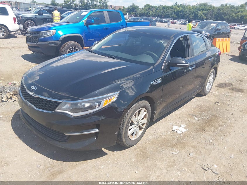 2016 Kia Optima VIN 5XXGT4L35GG102325 IAAI salvage auction — NORMAL WEAR, Salvage Title, sold $25 on 2026-07-23 (photo 2)