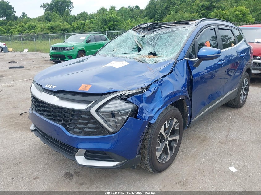 2025 Kia Sportage VIN 5XYK3CDF1SG305049 IAAI salvage auction — ALL OVER, Salvage (Louisiana), sold $4,525 on 2026-07-28 (photo 2)