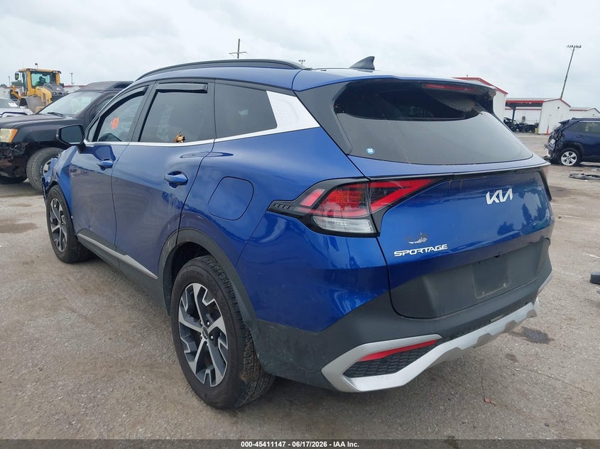 2025 Kia Sportage VIN 5XYK3CDF1SG305049 IAAI salvage auction — ALL OVER, Salvage (Louisiana), sold $4,525 on 2026-07-28 (photo 3)