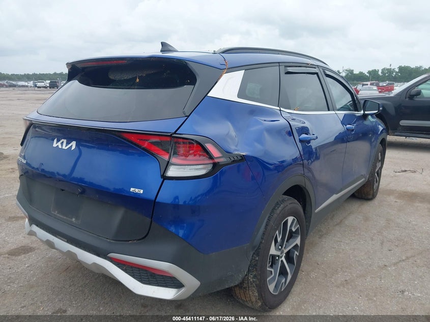2025 Kia Sportage VIN 5XYK3CDF1SG305049 IAAI salvage auction — ALL OVER, Salvage (Louisiana), sold $4,525 on 2026-07-28 (photo 4)