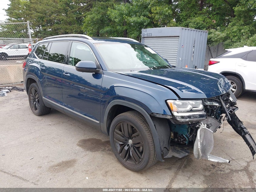 2019 Volkswagen Atlas VIN 1V2NR2CA4KC623567 IAAI salvage auction — FRONT END, Mv-907A (New York), sold $2,000 on 2026-07-09 (photo 1)
