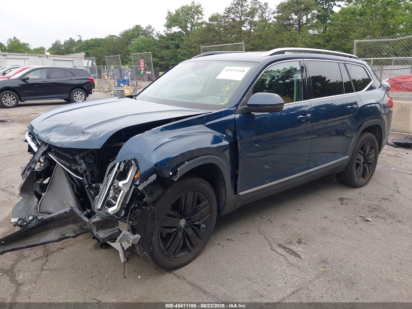 2019 Volkswagen Atlas VIN 1V2NR2CA4KC623567 IAAI salvage auction — FRONT END, Mv-907A (New York), sold $2,000 on 2026-07-09 (photo 2)