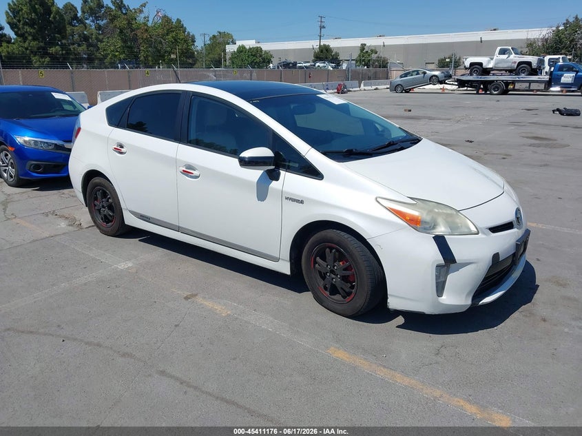 2013 Toyota Prius VIN JTDKN3DU6D5639145 IAAI salvage auction — REAR END, Salvage Title, sold $3,150 on 2026-07-19 (photo 1)