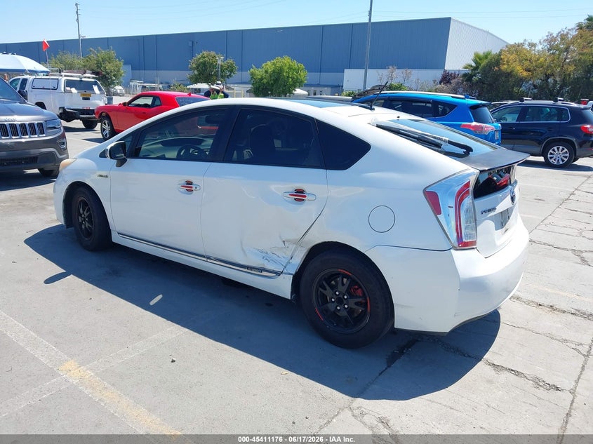 2013 Toyota Prius VIN JTDKN3DU6D5639145 IAAI salvage auction — REAR END, Salvage Title, sold $3,150 on 2026-07-19 (photo 3)