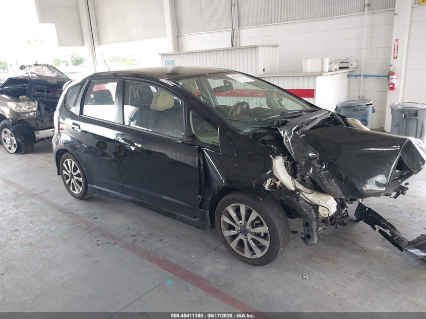 2013 Honda Fit VIN JHMGE8H59DC029028 IAAI salvage auction — FRONT END, Salvage Title, sold $250 on 2026-07-22 (photo 1)