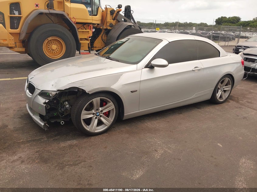 2007 BMW 3 series VIN WBAWL73537PX47608 IAAI salvage auction — LEFT FRONT, Rebuildable (Florida), sold $1,000 on 2026-07-30 (photo 2)