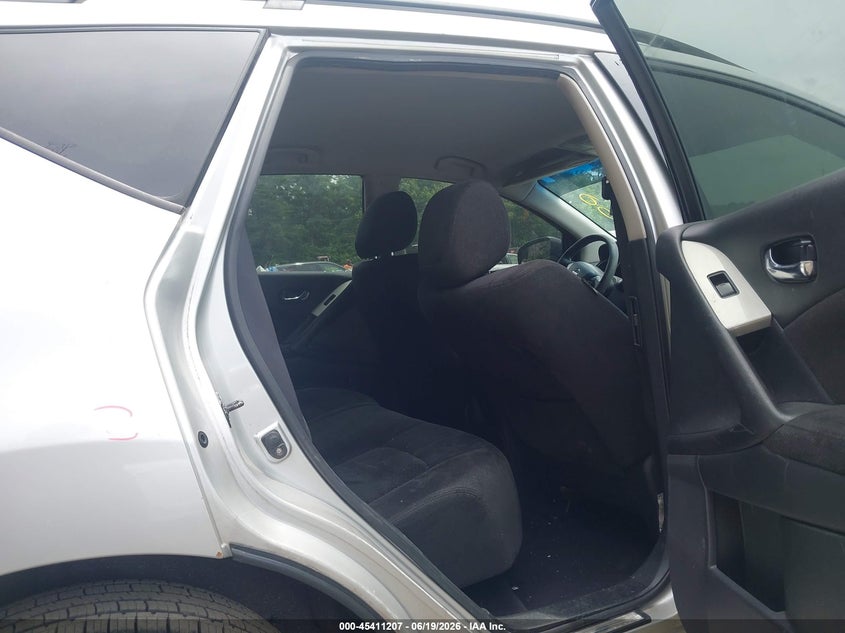 2009 Nissan Murano VIN JN8AZ18W29W133513 IAAI salvage auction — FRONT END, Salvage - Greater Than 75% (Maryland), sold $25 on 2026-07-22 (photo 8)
