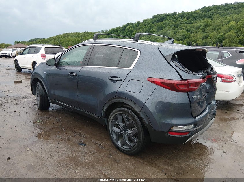 2020 Kia Sportage VIN KNDP6CAC0L7681151 IAAI salvage auction — REAR END, Salvage (West Virginia), sold $3,900 on 2026-07-29 (photo 3)
