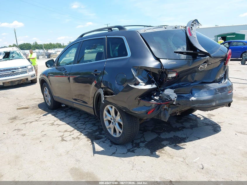 2014 Mazda Cx-9 VIN JM3TB3BA2E0439214 IAAI salvage auction — REAR END, Clear (Virginia), sold $1,025 on 2026-07-24 (photo 3)