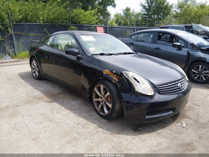2003 Infiniti G VIN JNKCV54E13M208269 IAAI salvage auction — RIGHT FRONT, Salvage (Kansas), sold $3,200 on 2026-08-02 (photo 1)