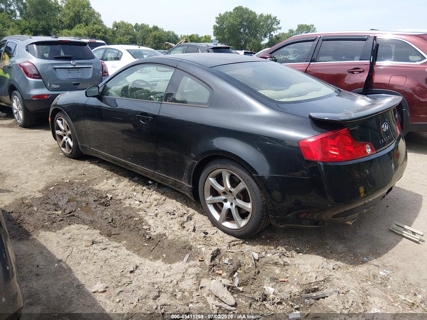 2003 Infiniti G VIN JNKCV54E13M208269 IAAI salvage auction — RIGHT FRONT, Salvage (Kansas), sold $3,200 on 2026-08-02 (photo 3)