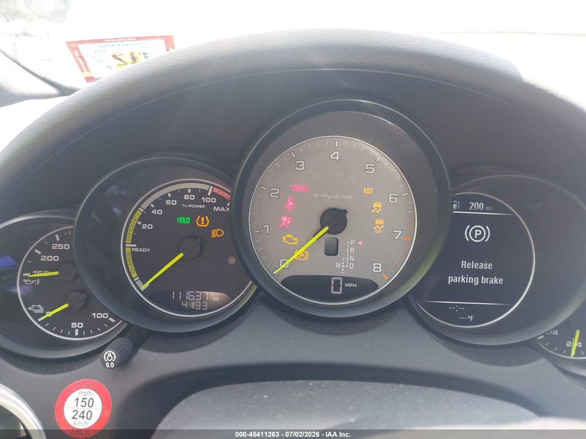 2018 Porsche VIN WP1AE2A24JLA72240 IAAI salvage auction — FRONT END, Salvage, sold $1,750 on 2026-08-12 (photo 7)