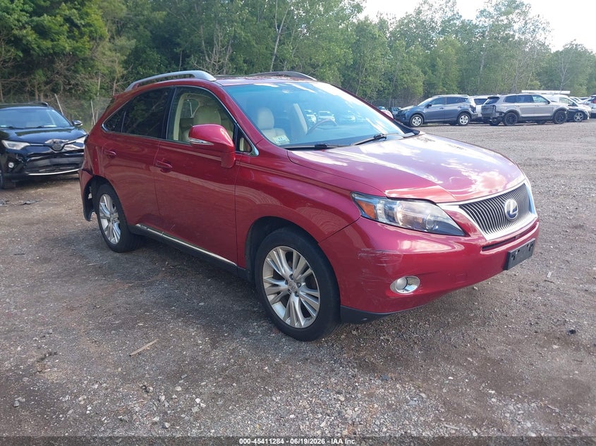 2010 Lexus Rx VIN JTJBC1BA8A2409796 IAAI salvage auction — REAR END, Clear (Massachusetts), sold $3,125 on 2026-07-29 (photo 1)