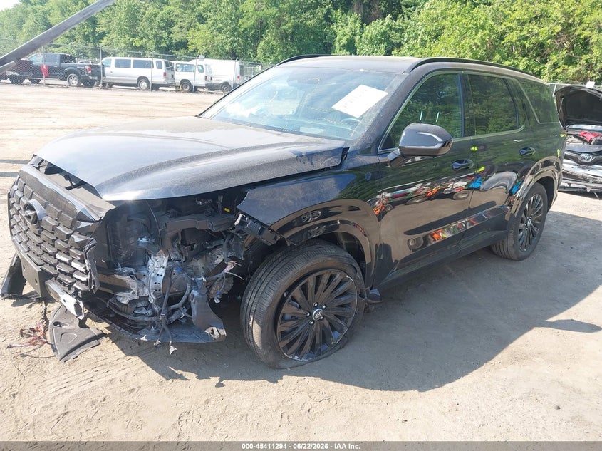 2025 Hyundai Palisade VIN KM8R7DGE1SU885411 IAAI salvage auction — LEFT FRONT, Salvage Title, sold $5,700 on 2026-07-28 (photo 2)
