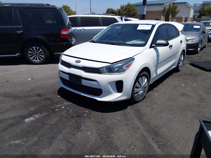 2018 Kia Rio VIN 3KPA24AB8JE062292 IAAI salvage auction — REAR END, Salvage Title, sold $2,500 on 2026-07-31 (photo 2)