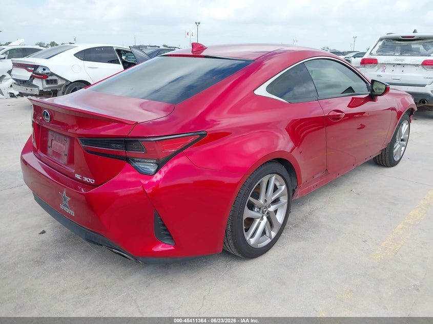 2021 Lexus Rc VIN JTHAA5BC3M5011510 IAAI salvage auction — FRONT END, Original (Texas), sold $9,150 on 2026-08-24 (photo 4)