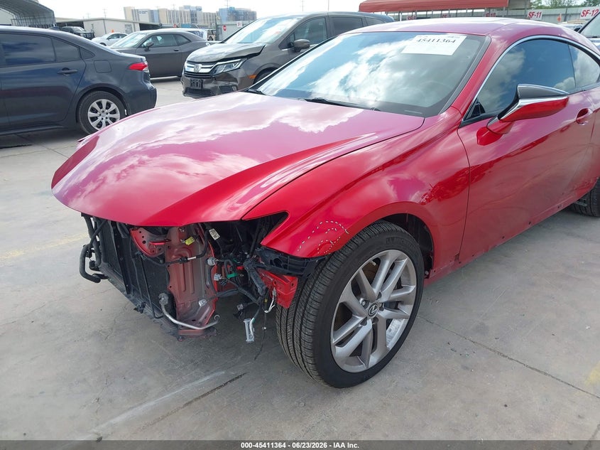 2021 Lexus Rc VIN JTHAA5BC3M5011510 IAAI salvage auction — FRONT END, Original (Texas), sold $9,150 on 2026-08-24 (photo 6)