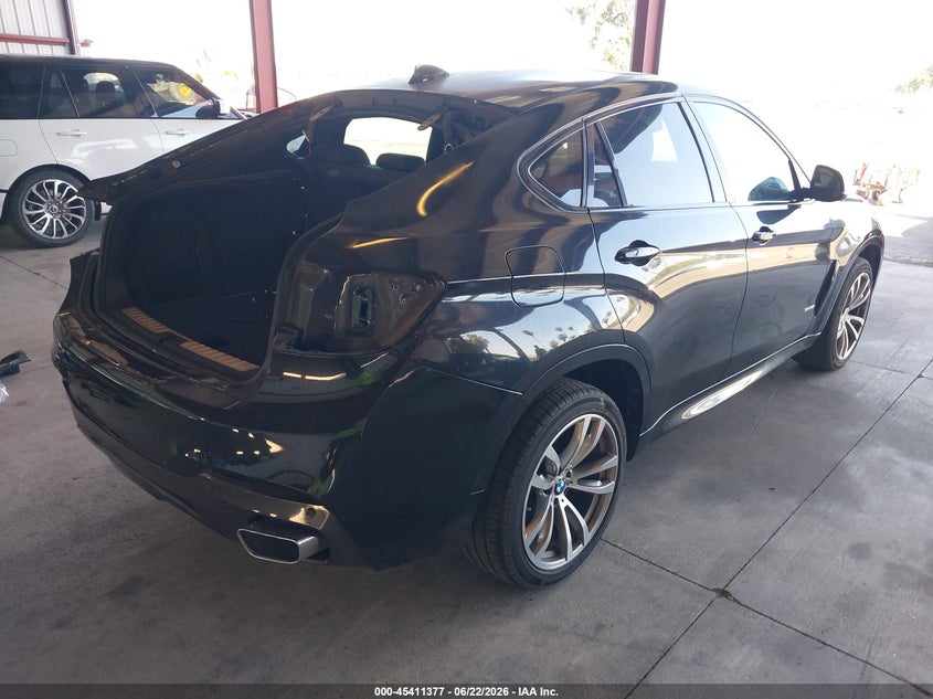 2015 BMW X6 VIN 5UXKU2C58F0F95075 IAAI salvage auction — REAR END, Salvage (California), sold $6,475 on 2026-08-01 (photo 4)